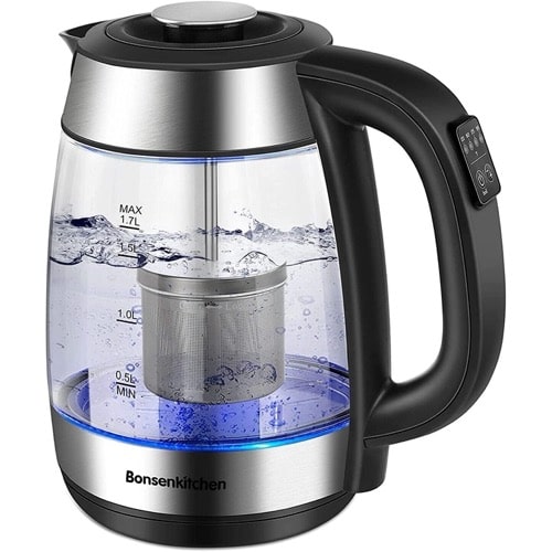 Bonsenkitchen Electric Kettle with Tea Infuser
