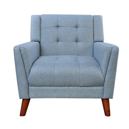 Christopher Knight Home Alisa Mid Century Modern Fabric Arm Chair