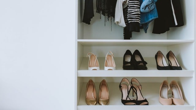 Add a Small Shoe Shelf or Two Inside Your Closet