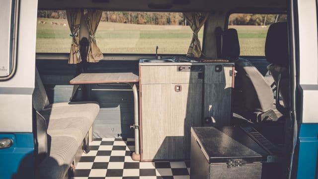 Cute Camper Decor With Peel-and-Stick Flooring