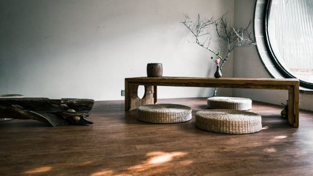 Japandi Zen Meditation Room